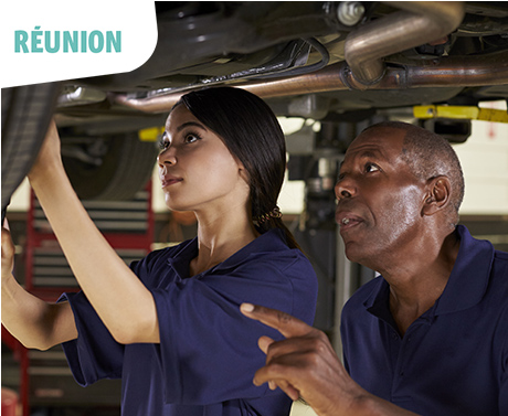 Formation Mécanicien(ne) de maintenance en automobile - Réunion
