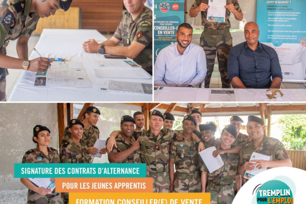 Signature des contrats d’apprentissage pour les futurs Conseillers de vente
