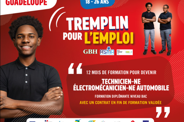 Ouverture des candidatures de la deuxième promotion de la formation de Technicien électromécanicien automobile en Guadeloupe