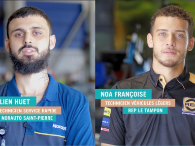 TPE X RSMA Réunion - Julien et Noa embauchés chez Norauto et  REP L'Expert du Pneu, filiales de GBH